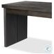 Warby Worn Black Veneer 78" Desk