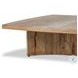 Brinton Rustic Oak Veneer Square Coffee Table