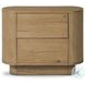 Paden Worn Oak Veneer 2 Door Nightstand