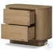 Paden Worn Oak Veneer 2 Door Nightstand