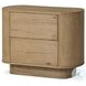 Paden Worn Oak Veneer 2 Door Nightstand