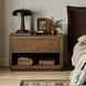Warby Worn Oak Veneer 1 Drawer Nightstand