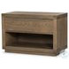 Warby Worn Oak Veneer 1 Drawer Nightstand