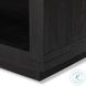 Warby Worn Black Oak Veneer 1 Drawer Nightstand