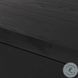 Warby Worn Black Oak Veneer 1 Drawer Nightstand