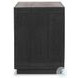 Warby Worn Black Oak Veneer 1 Drawer Nightstand