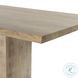 Kelby Light Wash Carved Mango 84" Rectangular Dining Table