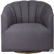 Traxon Charcoal Gray Swivel Chair