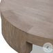 Sheffield Warm Natural Flat Oak Veneer Large Round Coffee Table