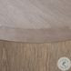 Sheffield Warm Natural Flat Oak Veneer Large Round Coffee Table
