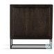 Kelby Carved Vintage Brown 2 Door Bar Cabinet