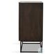 Kelby Carved Vintage Brown 2 Door Bar Cabinet