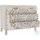 Jolie White Wash 3 Drawer Accent Chest