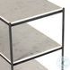 Felix Hammered Grey with Clear Powder Coat 78" Large Console Table