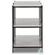 Felix Hammered Grey with Clear Powder Coat 78" Large Console Table