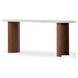 Paden Italian White Marble 78" Large Console Table