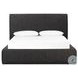 Quincy Lisbon Charcoal Performance Fabric King Upholstered Bed