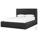 Quincy Lisbon Charcoal Performance Fabric King Upholstered Bed