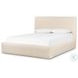 Quincy Lisbon Cream Performance Fabric King Upholstered Bed