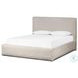 Quincy Plushtone Linen Performance Fabric King Upholstered Bed