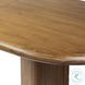 Paden Seasoned Brown Acacia 104" Extendable Oval Dining Table