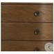 Tiago Toasted Oak Veneer 3 Drawer Nightstand