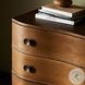 Tiago Toasted Oak Veneer 3 Drawer Nightstand