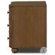 Tiago Toasted Oak Veneer 3 Drawer Nightstand