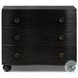 Tiago Distressed Black 3 Drawer Nightstand