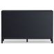 June Vintage Black 6 Drawers Dresser