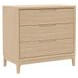 June Light Oak 3 Drawers Chest