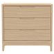 June Light Oak 3 Drawers Chest