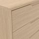 June Light Oak 3 Drawers Chest