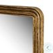 Vintage Louis Antiqued Gold Leaf Rectangle Floor Mirror