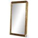 Vintage Louis Antiqued Gold Leaf Rectangle Floor Mirror