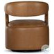 Hawkins Sonoma Butterscotch Swivel Chair