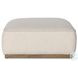 Sinclair Knoll Natural Cocktail Performance Fabric Rectangular Ottoman