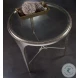 Signature Designs Champagne Round Porto End Table