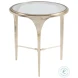 Signature Designs Champagne Round Porto End Table