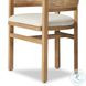 Cordoba Bergamo Parchment Dining Armchair