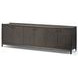 Glenview Cracked Smoked Black Oak 6 Door Sideboard