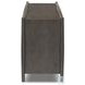Glenview Cracked Smoked Black Oak 6 Door Sideboard