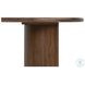Paden Seasoned Brown Acacia Oval Coffee Table