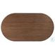 Paden Seasoned Brown Acacia Oval Coffee Table