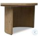 Paden Worn Oak Veneer Oval Coffee Table