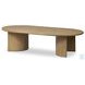 Paden Worn Oak Veneer Oval Occassional Table Set