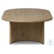 Paden Worn Oak Veneer Oval Occassional Table Set