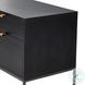Trey Black Wash Poplar Modular Wide 4 Drawer Filing Cabinet