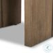 Warby Worn Oak Veneer Square End Table