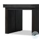 Warby Worn Black Veneer Square End Table
